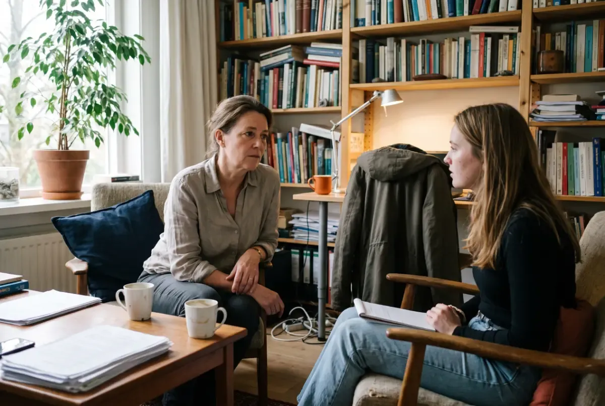 Coach in gesprek